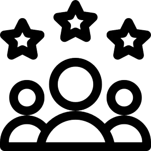 Happy customers icon